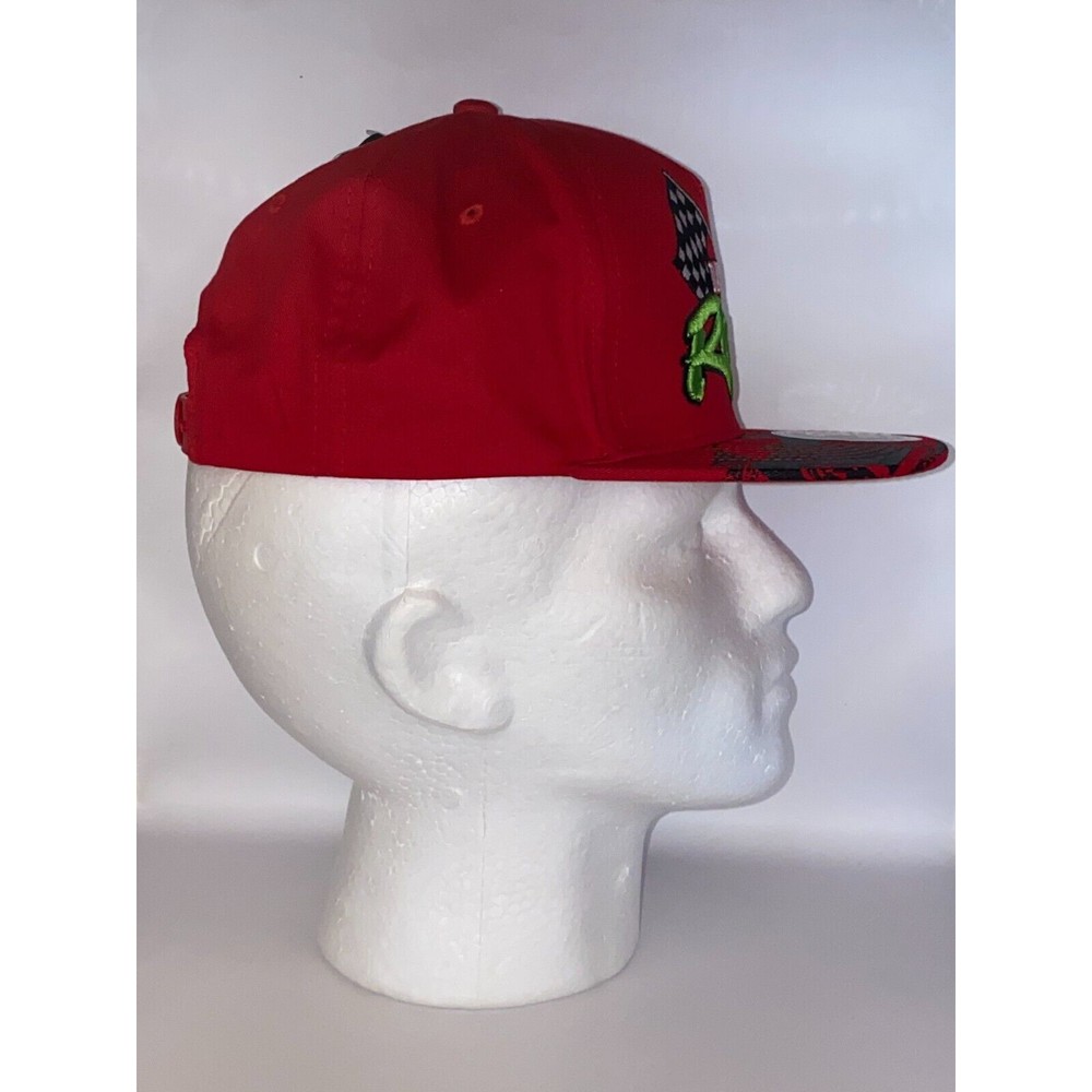 Top Level Daytona Racing Snapback Red Cap - Picture 4 of 8